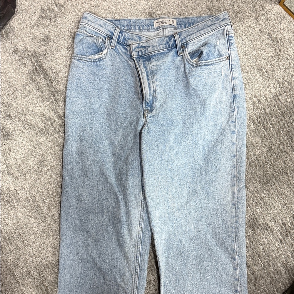 Abercrombie & Fitch Light Blue Boot Cut Jeans